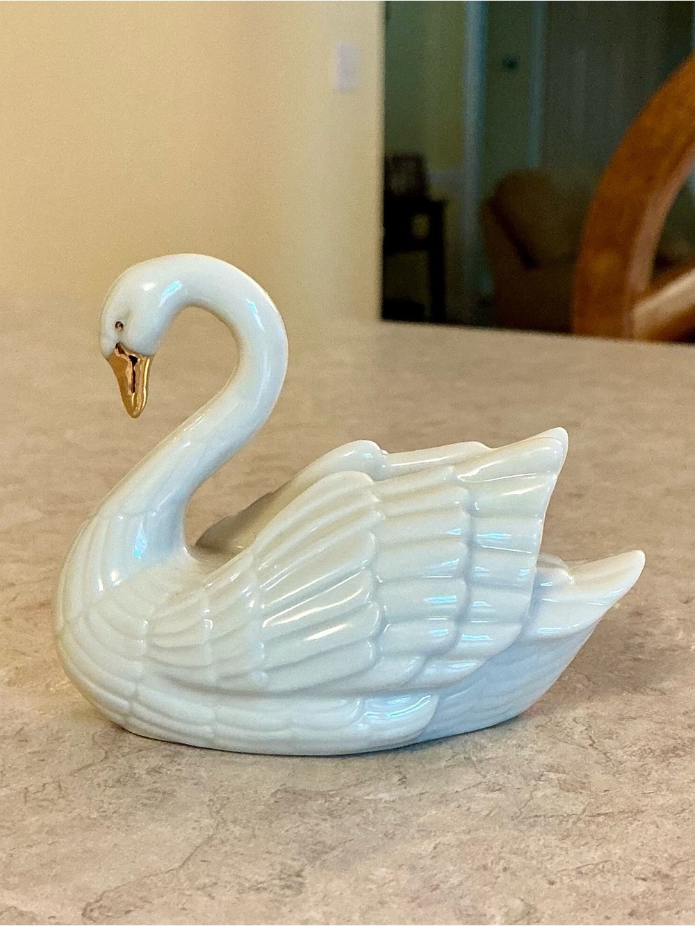 Lenox Place Card Wedding Cake Topper Swan